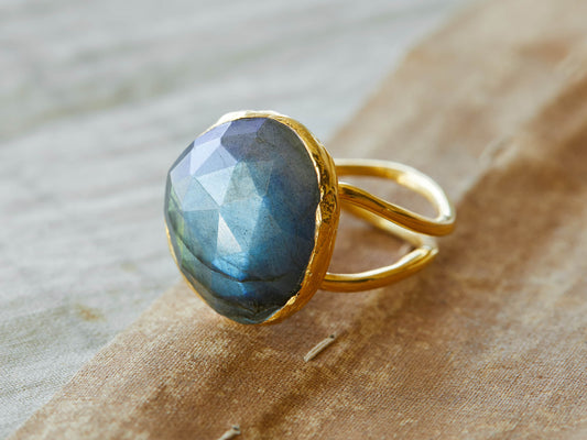 Midnight Labradorite Ring