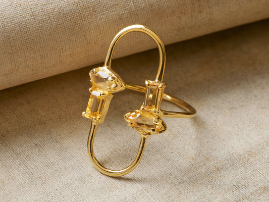 Sienna Citrine Ring